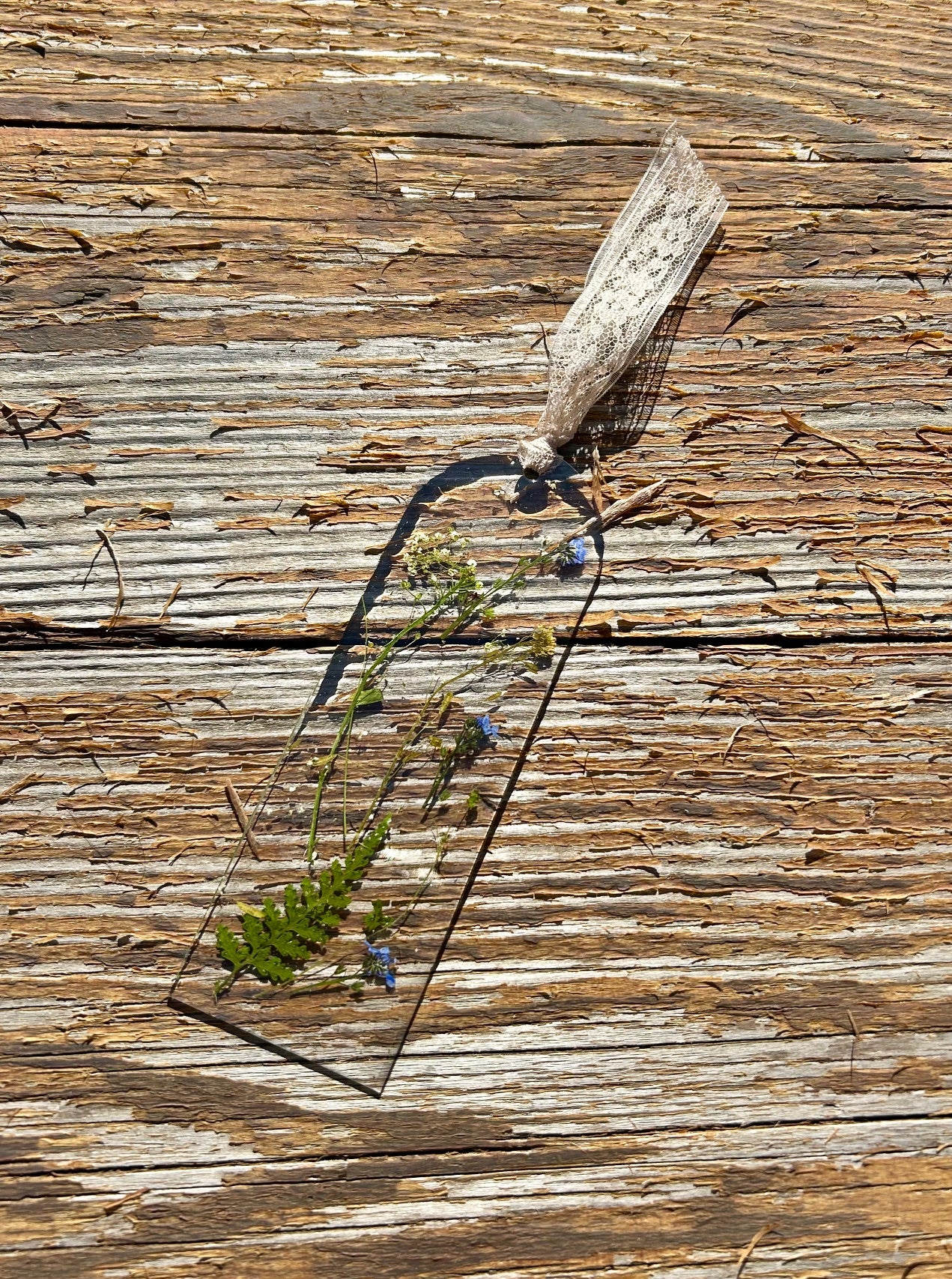The Leah - Pressed Floral Resin Bookmark