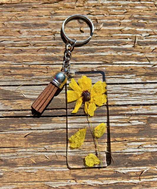 The Chantelle - Press Flower Resin Keychain